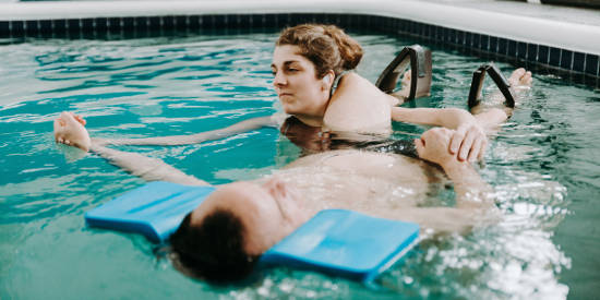 Massage en eau chaude Massage en eau chaude